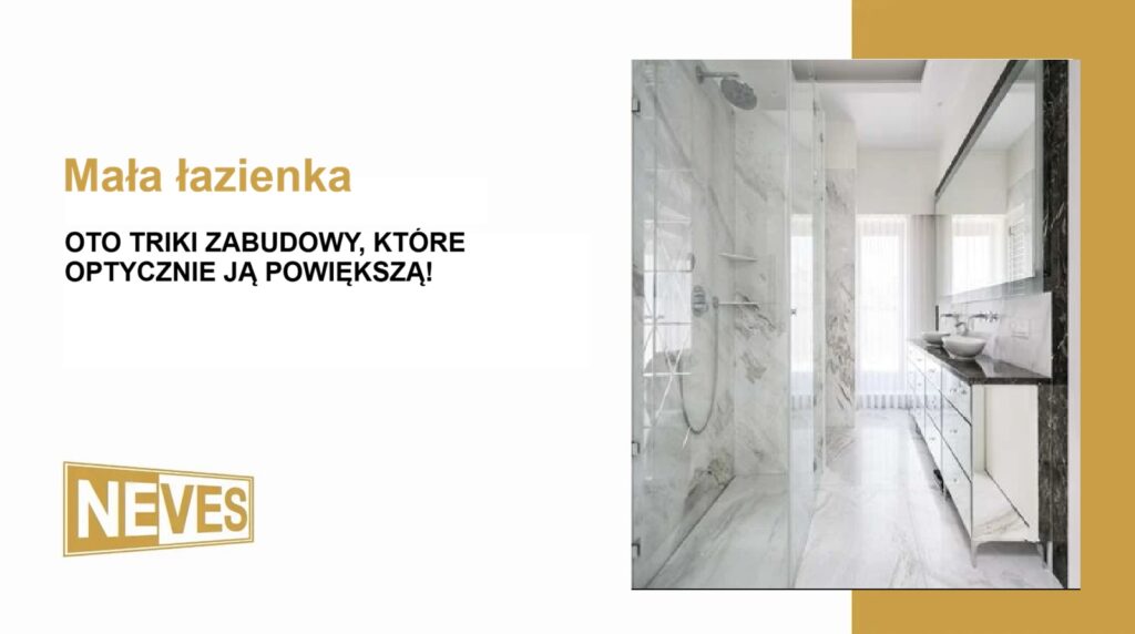 mała łazienka triki zabudowy
